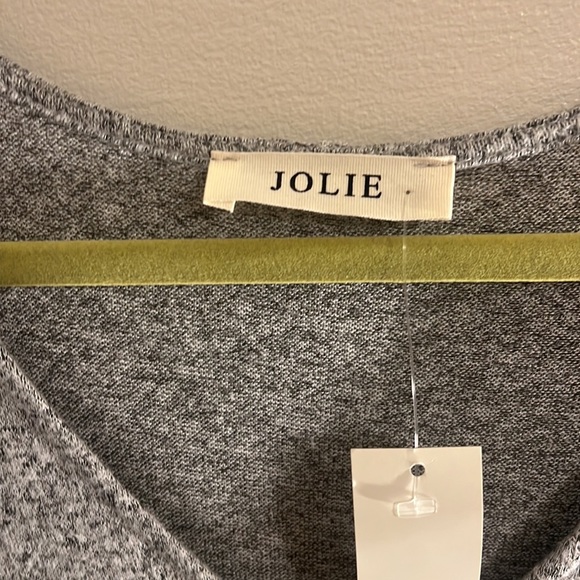 Heather grey float baby doll long sleeve dress - Picture 3 of 7